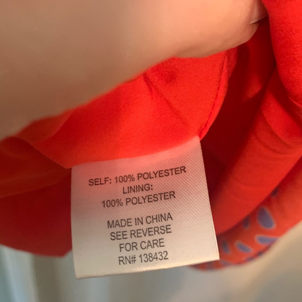 Modcloth Vibrant Red and Blue ‘Pleasant Confidence’ Long Sleeve Dress - Picture 8 of 9